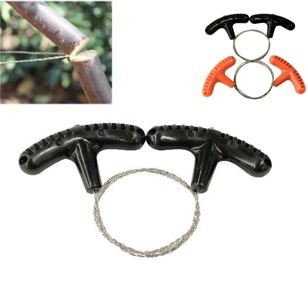 Manual Hand Steel Rope Chain Saw Practical Portable Emergency Survival Gear Steel Wire Kits Travel Tools Outdoor Camping Hiking
Manual Hand Steel Rope Chain Saw Practical Portable Emergency Survival Gear Steel Wire Kits Travel Tools Outdoor Camping Hiking