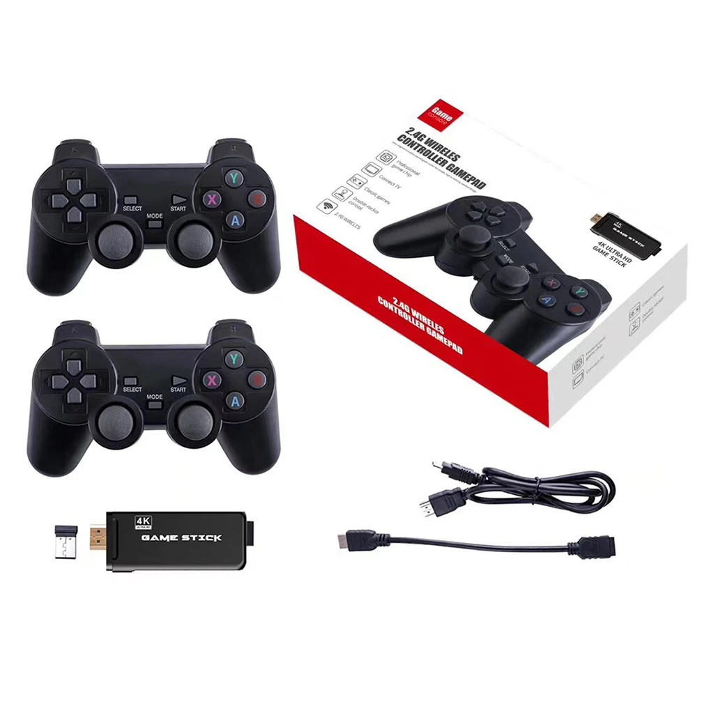 Консоль игровая портативная 4K с беспроводным контроллером 2,4 ГГц, 32/64 ГБ
Консоль игровая портативная 4K с беспроводным контроллером 2,4 ГГц, 32/64 ГБ