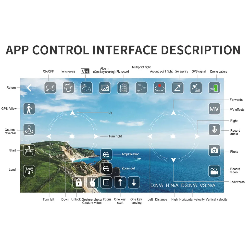 Foldable Drone 120 Degrees Wide Angle Quadcopter With 4K 1080P Resolution Camera With Gesture Photo/video Shooting Function
Foldable Drone 120 Degrees Wide Angle Quadcopter With 4K 1080P Resolution Camera With Gesture Photo/video Shooting Function