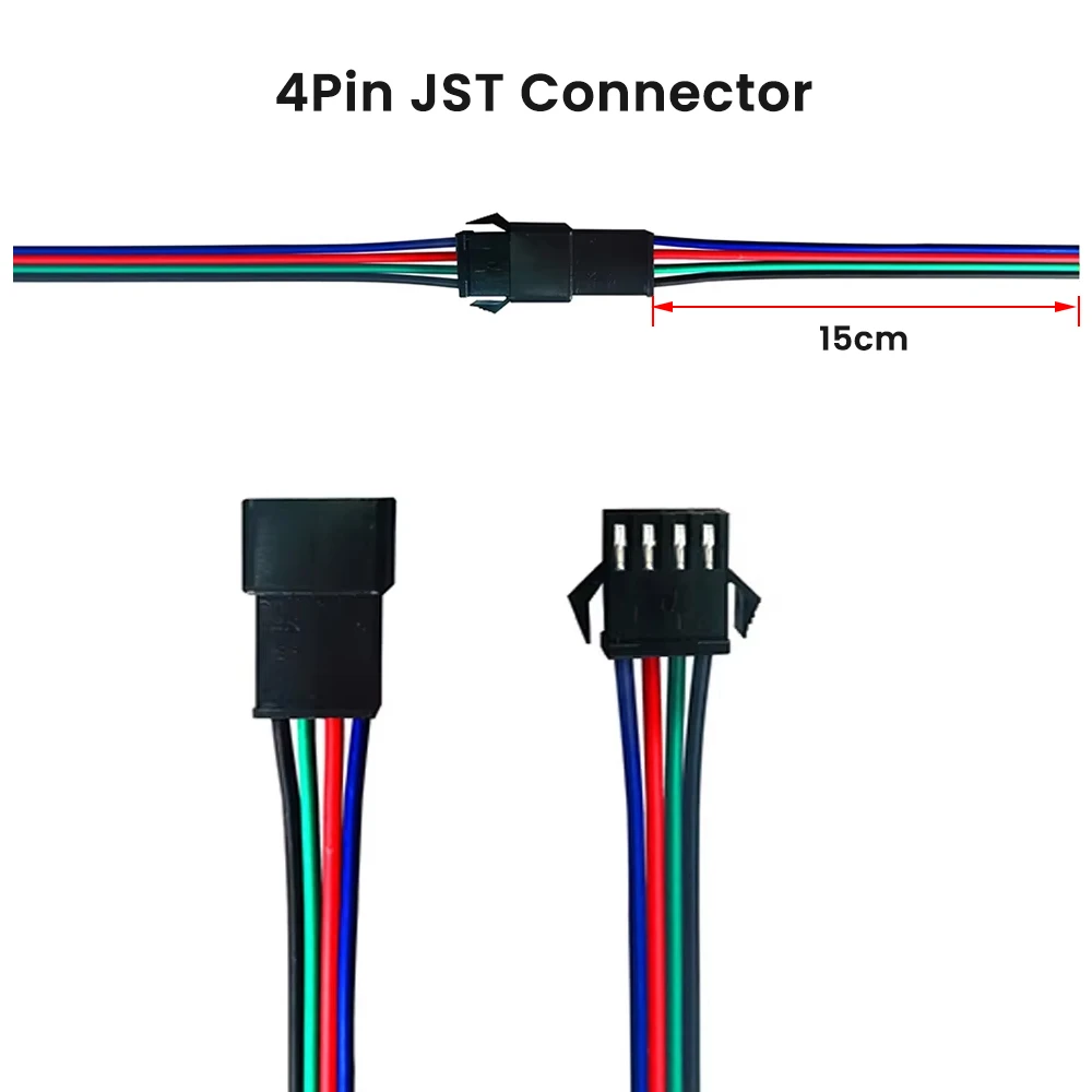 Разъем JST для светодиодных лент WS2812B SK6812 WS2811 RGBW, 5-50 пар, 15 см, штекер/гнездо, 2 контакта, 3 контакта, 4 контакта, 5 контактов, 6 контактов
Разъем JST для светодиодных лент WS2812B SK6812 WS2811 RGBW, 5-50 пар, 15 см, штекер/гнездо, 2 контакта, 3 контакта, 4 контакта, 5 контактов, 6 контактов