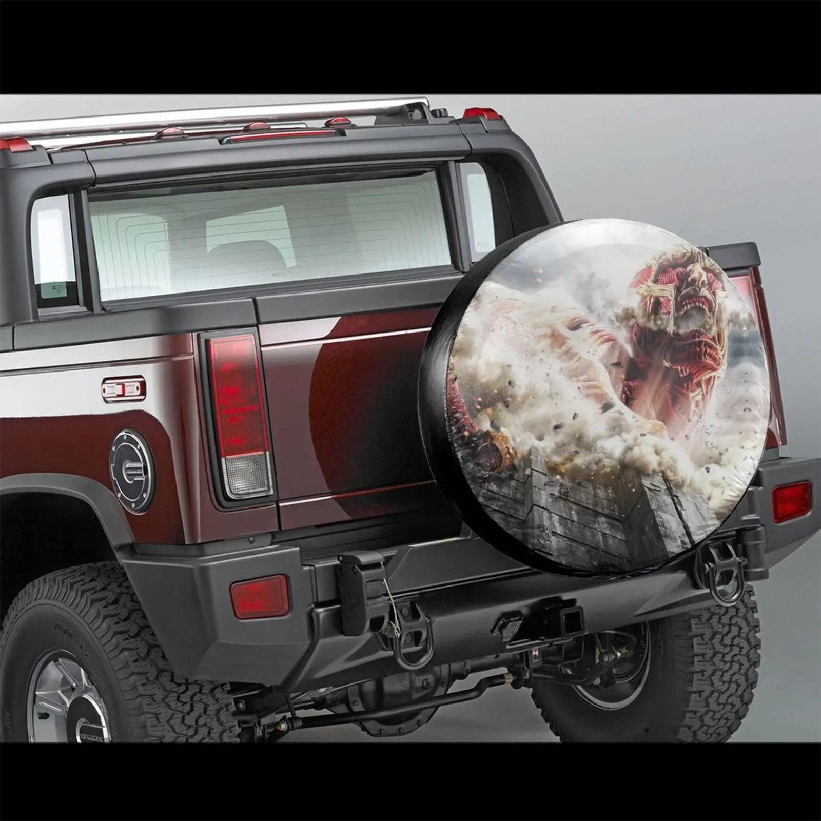 For car 3d Custom Print Attack on Titan Tire Covers Tire Protectors Universal Tire Diameters Car Accessories
For car 3d Custom Print Attack on Titan Tire Covers Tire Protectors Universal Tire Diameters Car Accessories