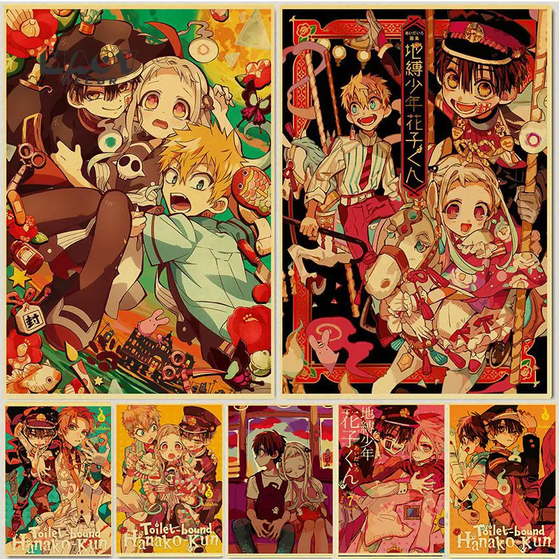 Jibaku Shounen Hanako-kun Anime Poster Manga Vintage Wall Decor Kraft Paper Print Retro Posters Living Home Art Decoration Rooms 
Jibaku Shounen Hanako-kun Anime Poster Manga Vintage Wall Decor Kraft Paper Print Retro Posters Living Home Art Decoration Rooms