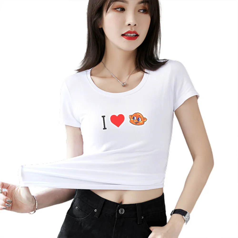 Summer Tops Women Love Heart Sweet Fashion Short Sleeve Print T Shirt Basic Tee Girl Graphic T-shirt Cotton Clothes
Summer Tops Women Love Heart Sweet Fashion Short Sleeve Print T Shirt Basic Tee Girl Graphic T-shirt Cotton Clothes