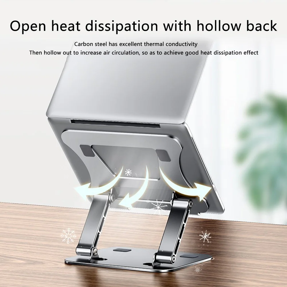 515 Laptop Stand Adjustable Aluminum Alloy Notebook Compatible with 10-17 Inch Portable Holder Cooling
515 Laptop Stand Adjustable Aluminum Alloy Notebook Compatible with 10-17 Inch Portable Holder Cooling
