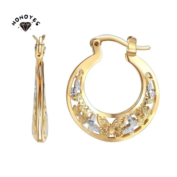 Exquisite Gold Silver Color Butterfly Earrings Hollow Craft Fashion Women Bridal Wedding Party Jewelry 2022 New Popular Earrings
Exquisite Gold Silver Color Butterfly Earrings Hollow Craft Fashion Women Bridal Wedding Party Jewelry 2022 New Popular Earrings