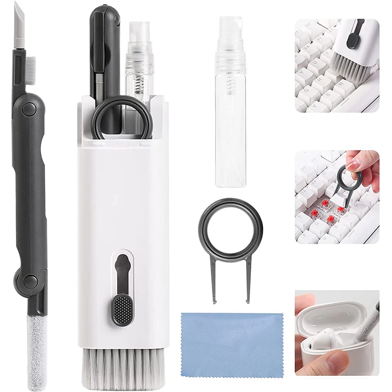 7-in-1 Keyboard Cleaning Brush Portable Mobile Phone Bluetooth Headset Digital Cleaning Kit Desktop Cleaning Supplies
7-in-1 Keyboard Cleaning Brush Portable Mobile Phone Bluetooth Headset Digital Cleaning Kit Desktop Cleaning Supplies