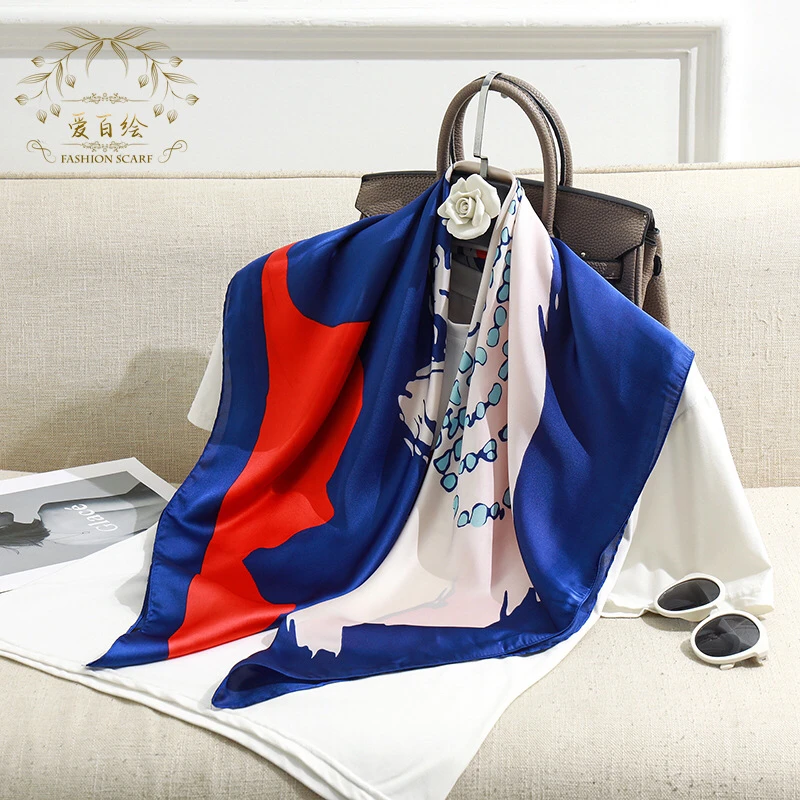 90cm * 90cm Design Scarf Lady Shawl Printed Silk Felt Headscarf Scarf Lady Headscarf Square Scarf Lady Wrap Scarf
90cm * 90cm Design Scarf Lady Shawl Printed Silk Felt Headscarf Scarf Lady Headscarf Square Scarf Lady Wrap Scarf