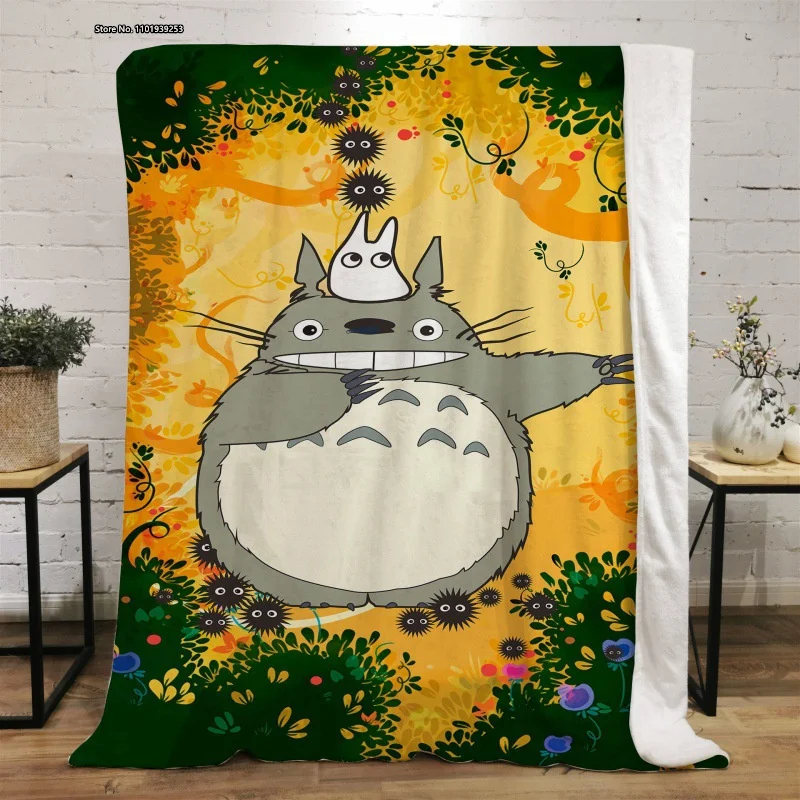 Animated Totoro Bedroom Sofa Air-conditioned Nap Blanket 3D Digital Printed Soft And Comfortable Flannel Lamb Down Blanket
Animated Totoro Bedroom Sofa Air-conditioned Nap Blanket 3D Digital Printed Soft And Comfortable Flannel Lamb Down Blanket