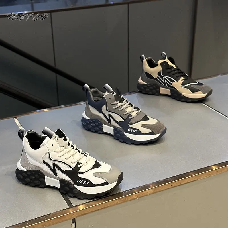 Chunky Sneakers Men Winter Plush Board Shoes Fashion Casual Secondary Leather Cowhide Upper Height Increased Flat Platform Shoes
Chunky Sneakers Men Winter Plush Board Shoes Fashion Casual Secondary Leather Cowhide Upper Height Increased Flat Platform Shoes