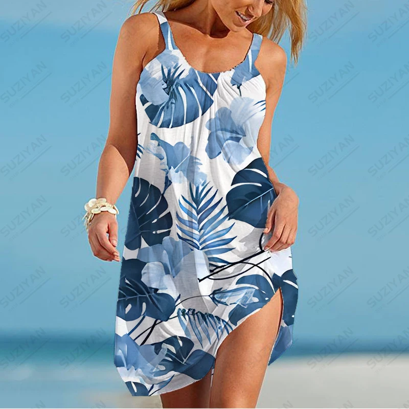 Summer Fashion Floral 3D Print Ladies Sleeveless Long Dresses Casual Sexy Loose Vestidos Beach Bohemian women's Dress
Summer Fashion Floral 3D Print Ladies Sleeveless Long Dresses Casual Sexy Loose Vestidos Beach Bohemian women's Dress
