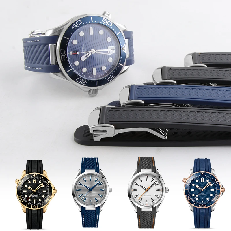 Спортивный силиконовый ремешок для часов, ремешок для часов Omega, ремешки для часов со складной пряжкой, резиновые браслеты, ремешок для часо...
Спортивный силиконовый ремешок для часов, ремешок для часов Omega, ремешки для часов со складной пряжкой, резиновые браслеты, ремешок для часо...