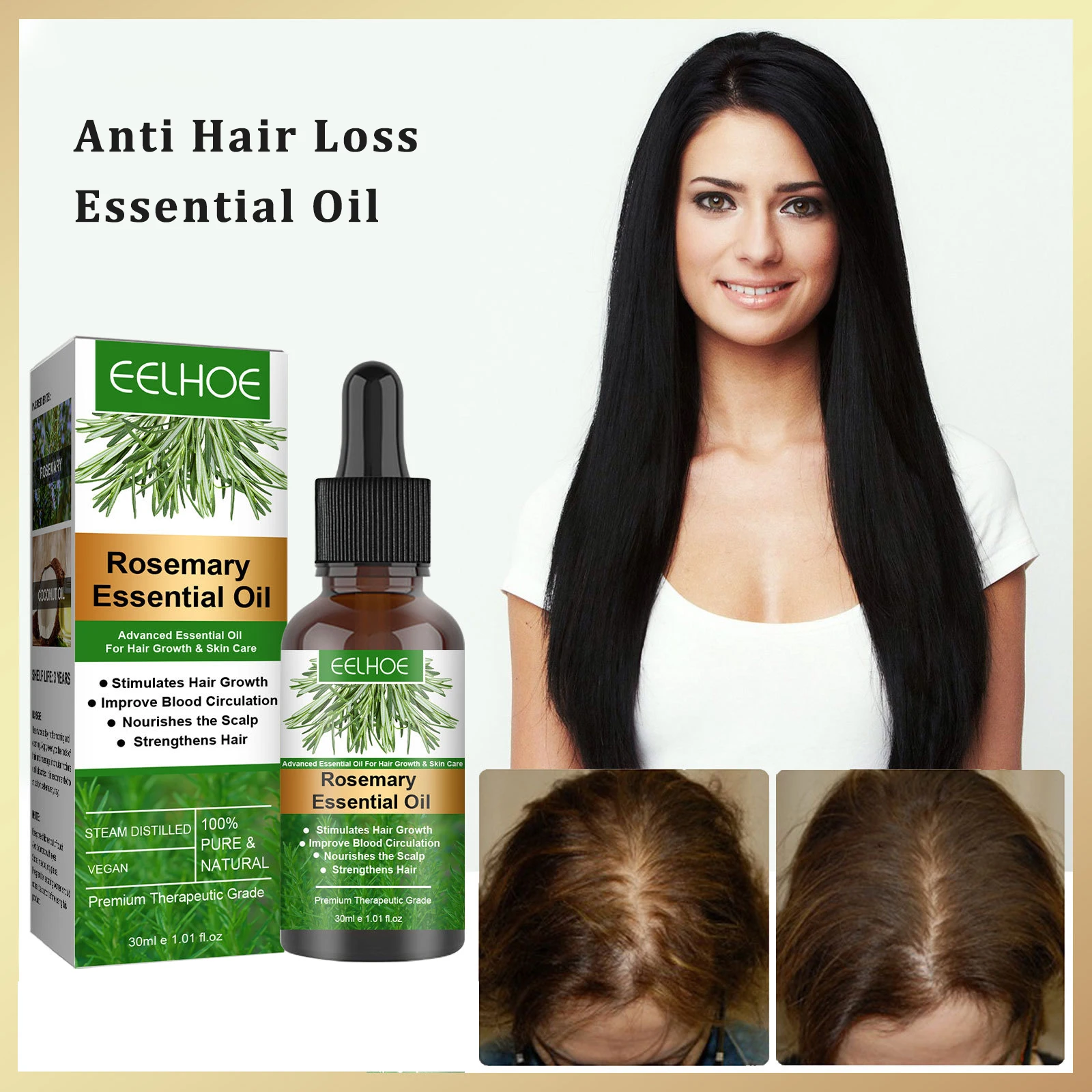 Rosemary Hair Growth Essential Oil Itching Dry Scalp Treatment Nourishing Products Anti Hair Loss Fast Growing Oil for Men Women
Rosemary Hair Growth Essential Oil Itching Dry Scalp Treatment Nourishing Products Anti Hair Loss Fast Growing Oil for Men Women