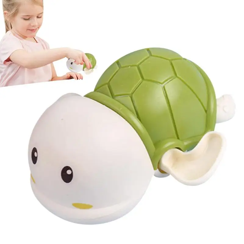 

Cute Baby Bath Toys Animal Cartoon Tortoise Dolphin Frog Elephant Baby Water Toy Infant Swim Chain Clockwork Toy For Kids