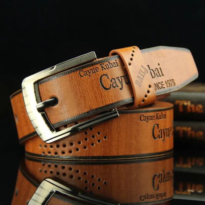 Men leather belt, G-shaped smooth buckle layer, cowhide, versatile middle-aged and young men large brand pants belt
Men leather belt, G-shaped smooth buckle layer, cowhide, versatile middle-aged and young men large brand pants belt