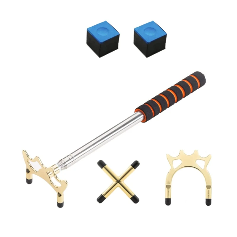 Retractable Billiards Bridge Stick With Removable Bridge Head,Cue Chalks Pool Cue Accessory For Indoor Pool Table Sports
Retractable Billiards Bridge Stick With Removable Bridge Head,Cue Chalks Pool Cue Accessory For Indoor Pool Table Sports