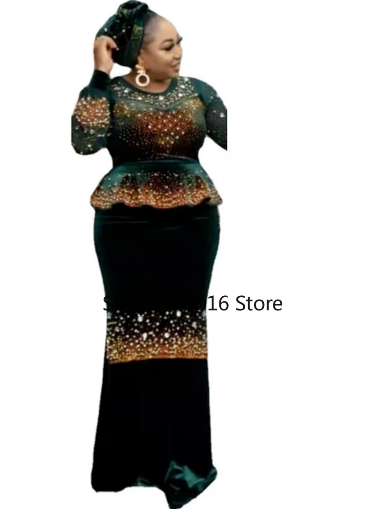 African Dresses for Women 2022 Spring and Autumn African Women Long Sleeve O-neck Polyester Long Dress African Clothes
African Dresses for Women 2022 Spring and Autumn African Women Long Sleeve O-neck Polyester Long Dress African Clothes