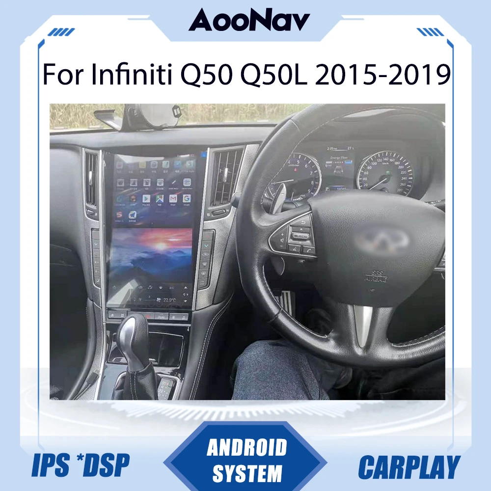Car radio For Infiniti Q50 Q50L 2015-2019 Multimedia Player GPS Navigation Android System Stereo Screen Driving Video Recorder
Car radio For Infiniti Q50 Q50L 2015-2019 Multimedia Player GPS Navigation Android System Stereo Screen Driving Video Recorder