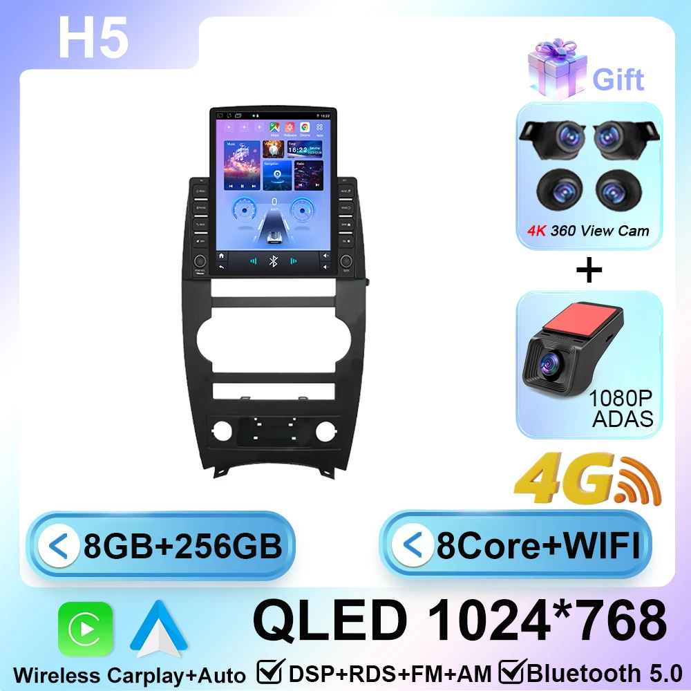 9,7-дюймовый автомобильный радиоприемник Android 15 для Jeep Cherokee Commander XK 2005 2006 2007 2008 2009 2010 2011 Мультимедийный плеер GPS Стерео Carplay
9,7-дюймовый автомобильный радиоприемник Android 15 для Jeep Cherokee Commander XK 2005 2006 2007 2008 2009 2010 2011 Мультимедийный плеер GPS Стерео Carplay