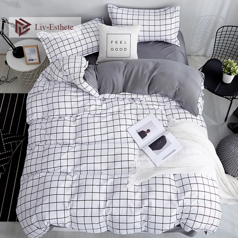 Moda 2021 clássico preto branco grade conjunto de cama dupla rainha rei lençóis capa edredão fronha para crianças adultos
Moda 2021 clássico preto branco grade conjunto de cama dupla rainha rei lençóis capa edredão fronha para crianças adultos