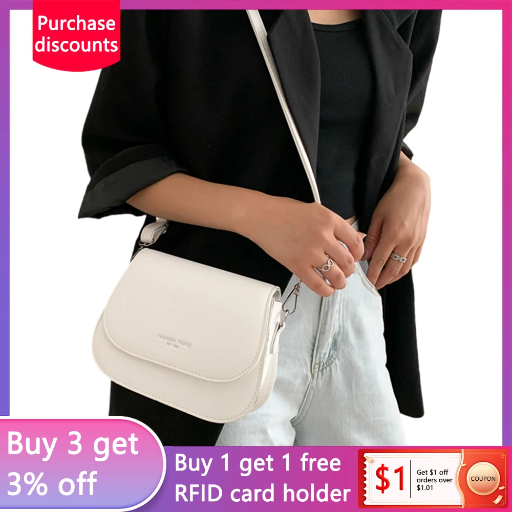 Trendy Saddle Shoulder Bag Simple Solid Color Flap Messenger Bag Designer Handbags Pouch Women Outdoor PU Leather Crossbody Bag
Trendy Saddle Shoulder Bag Simple Solid Color Flap Messenger Bag Designer Handbags Pouch Women Outdoor PU Leather Crossbody Bag