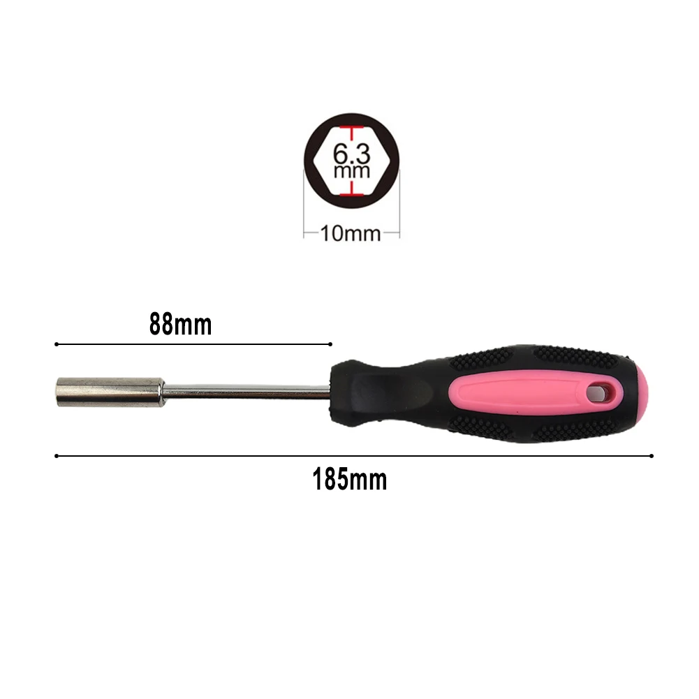 1* Bit Holder 1/4 Inch Screwdriver Handle Spinner 185mm/160mm Chrome Vanadium Steel+rubber For Craftsman Hand Tools
1* Bit Holder 1/4 Inch Screwdriver Handle Spinner 185mm/160mm Chrome Vanadium Steel+rubber For Craftsman Hand Tools
