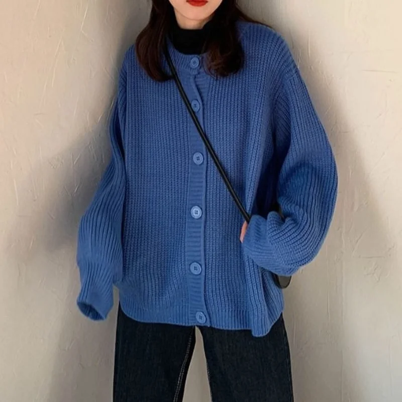 Vintage Cardigan for Women Korean Style Outer Wear Knitted Coat Female Student Autumn Winter Sweater Fashion Clothing 2022
Vintage Cardigan for Women Korean Style Outer Wear Knitted Coat Female Student Autumn Winter Sweater Fashion Clothing 2022