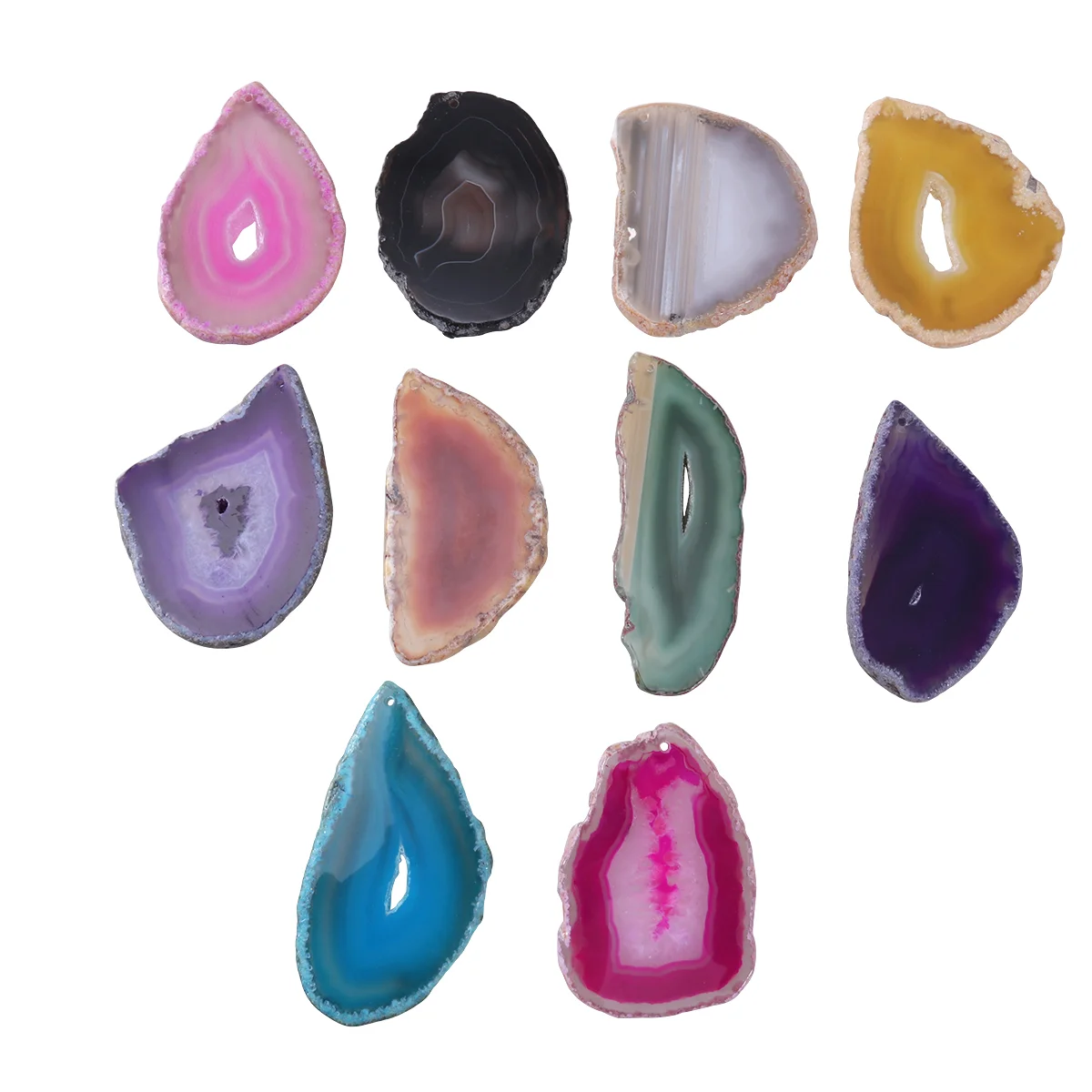 10pcs Agate Slices Agate Slice Coaster Agate Slices Stone Slab Geode Slices Bulk Sweater Chain Charm Pendant
10pcs Agate Slices Agate Slice Coaster Agate Slices Stone Slab Geode Slices Bulk Sweater Chain Charm Pendant
