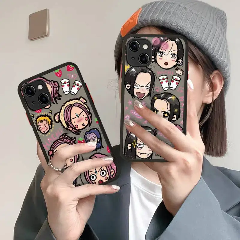 Nana Osaki Anime Phone Case for iPhone X XR XS 7 8 Plus 11 12 13 pro MAX 13mini Translucent Matte Case
Nana Osaki Anime Phone Case for iPhone X XR XS 7 8 Plus 11 12 13 pro MAX 13mini Translucent Matte Case