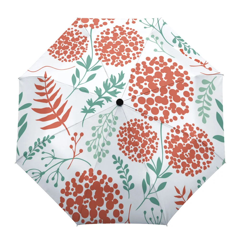 Red Flower Green Leaves Plant Windproof Umbrellas Travel Folding Umbrella for Female Male Eight Bone Automatic Printed Parasol
Red Flower Green Leaves Plant Windproof Umbrellas Travel Folding Umbrella for Female Male Eight Bone Automatic Printed Parasol