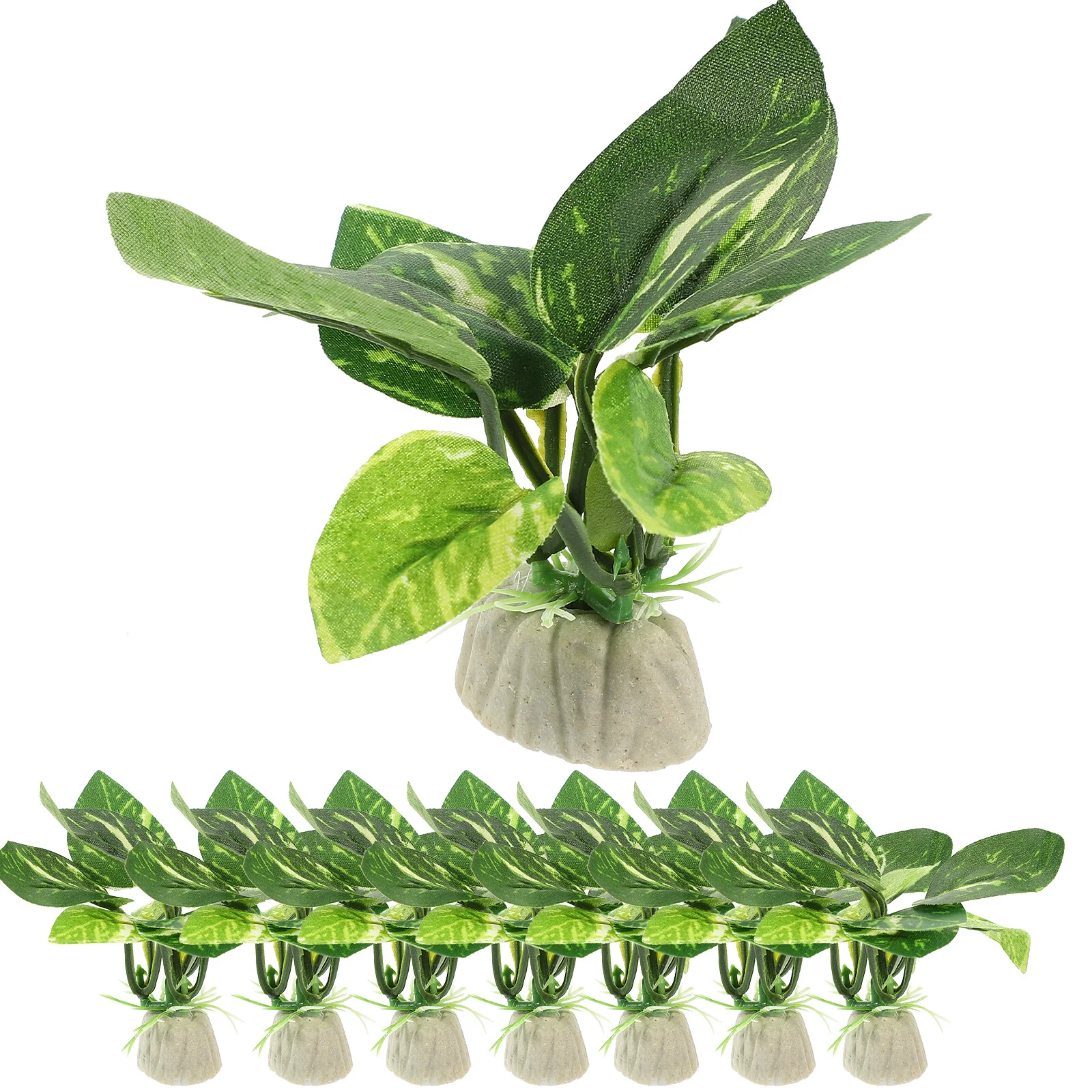 10 Pcs Fish Tank Supplies Plastic Bowl Fake Artificial Goldfish Ornaments Plants Aquarium For Decorations
10 Pcs Fish Tank Supplies Plastic Bowl Fake Artificial Goldfish Ornaments Plants Aquarium For Decorations