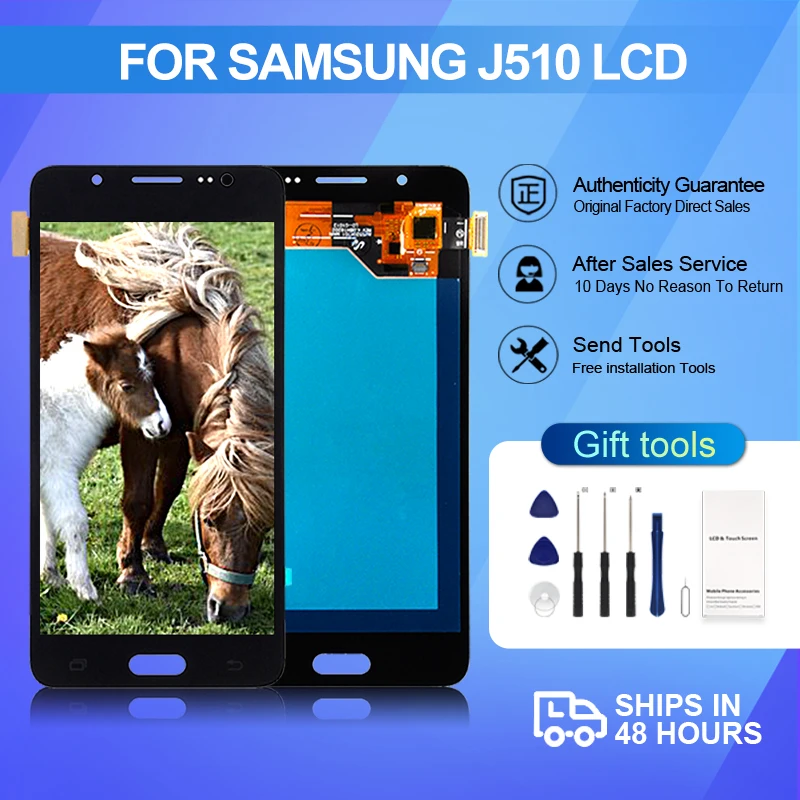 1Pcs 5.2 Inch OLED J510 Display For Samsung Galaxy J5 2016 Lcd Touch Screen Digitizer J510F J510FN J510G J510M Assembly
1Pcs 5.2 Inch OLED J510 Display For Samsung Galaxy J5 2016 Lcd Touch Screen Digitizer J510F J510FN J510G J510M Assembly