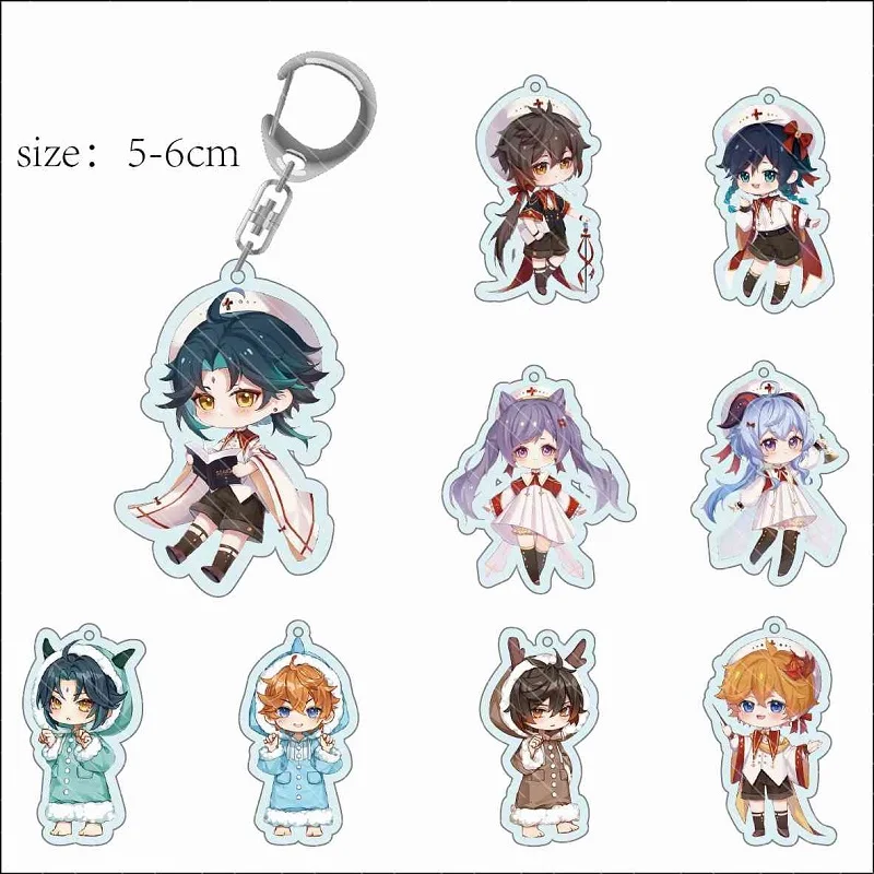 Anime Genshin Impact Zhongli Keyring Acrylic Figure Key Chains Venti Xiao Cosplay Keychain For Bags Pendant Decoration Fan Gift
Anime Genshin Impact Zhongli Keyring Acrylic Figure Key Chains Venti Xiao Cosplay Keychain For Bags Pendant Decoration Fan Gift
