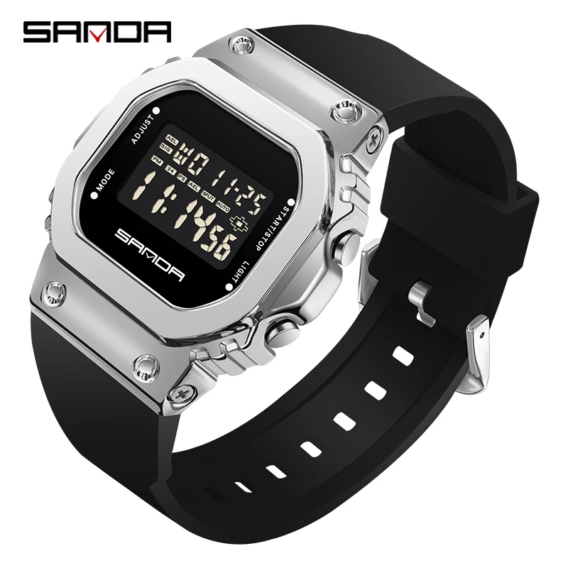 SANDA Sports Watch Men And Women Couple Waterproof Military Watch Vibration Fashion Analog Electronic Watch Relogio Masculino
SANDA Sports Watch Men And Women Couple Waterproof Military Watch Vibration Fashion Analog Electronic Watch Relogio Masculino