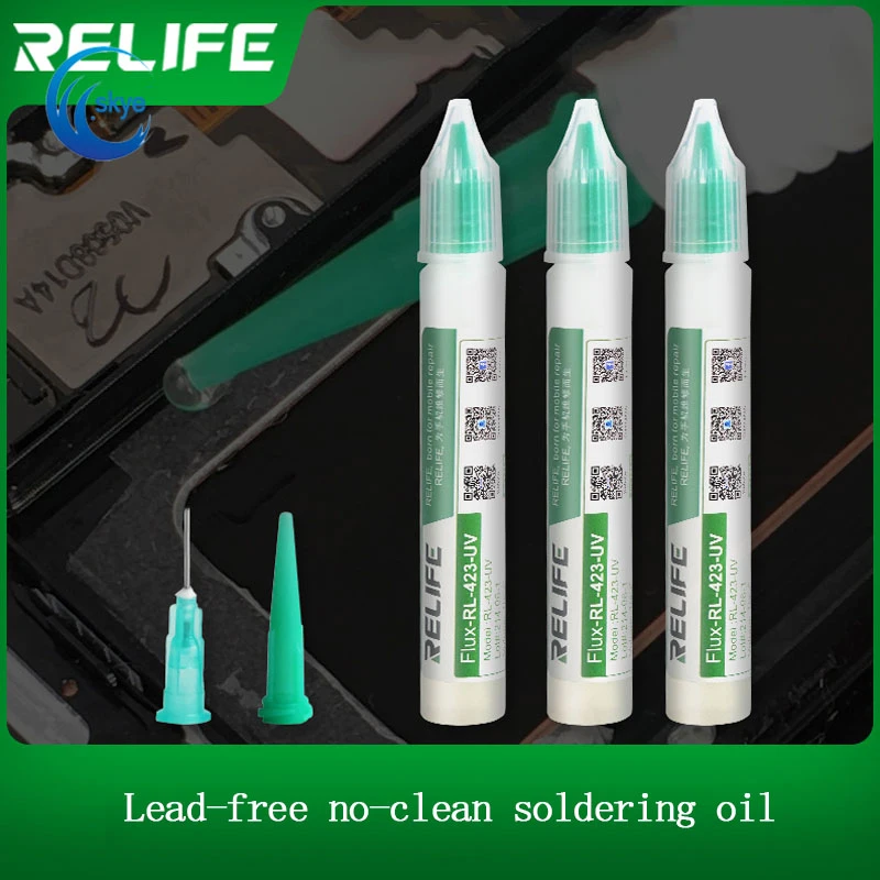 RELIFE RL-423-UV BGA, жидкий флюс без свинца, канифоль, ремонт, Специальная игла, флюс BGA, галоген для ремонта материнской платы PCB SMD BGA
RELIFE RL-423-UV BGA, жидкий флюс без свинца, канифоль, ремонт, Специальная игла, флюс BGA, галоген для ремонта материнской платы PCB SMD BGA