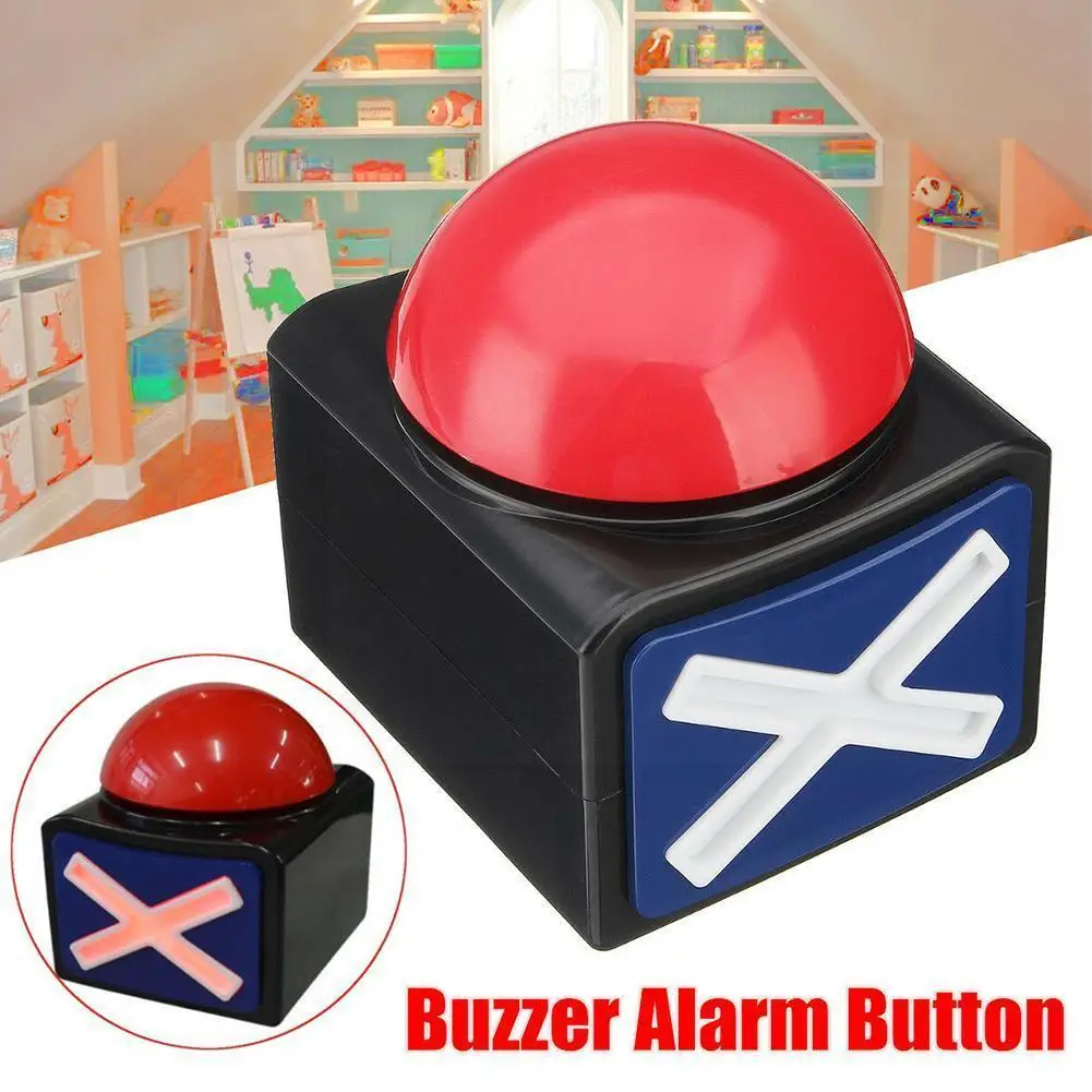 Game Response Buzzer Alarm Button With Sound And Light Family Jokes Toy Pranks Ventilation Games Large Stress Interactive R L3a1
Game Response Buzzer Alarm Button With Sound And Light Family Jokes Toy Pranks Ventilation Games Large Stress Interactive R L3a1