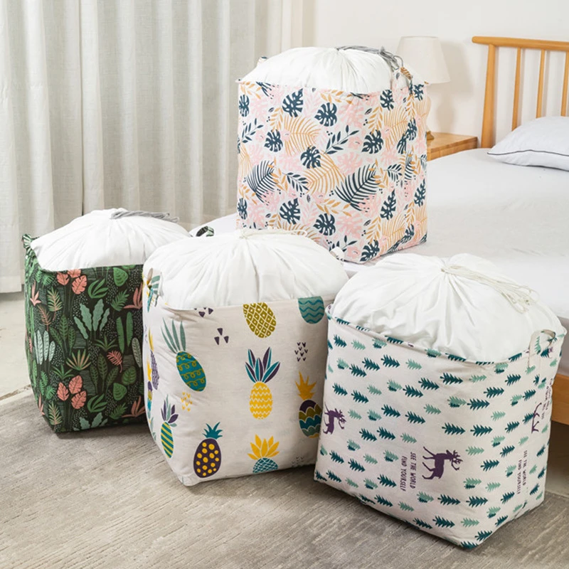 Printed Storage Laundry Basket Water Proof Dust-proof Cotton and linen Hamper Socks Clothes Bucket Organizer Pouch Household
Printed Storage Laundry Basket Water Proof Dust-proof Cotton and linen Hamper Socks Clothes Bucket Organizer Pouch Household