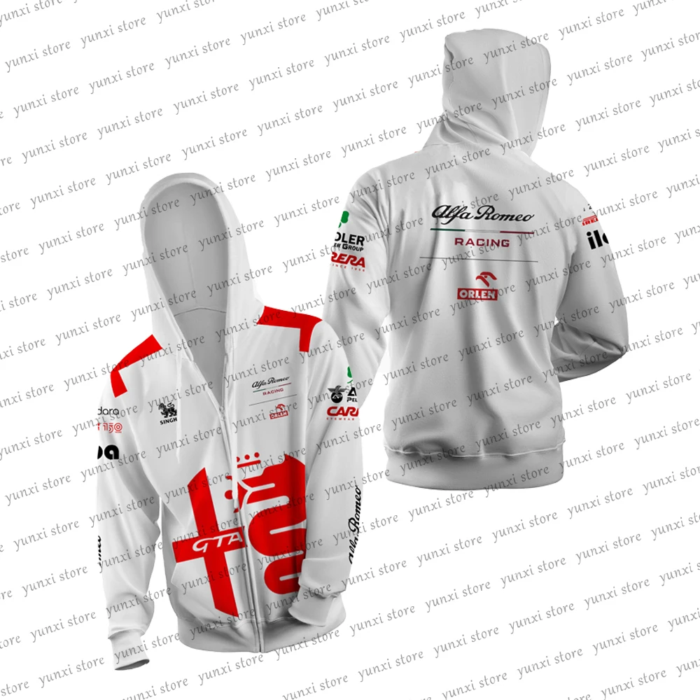 2023 Brand New Alfa Romeo Zip Shirt Formula One F1 Team Racing Outer Banks 3D Printed Men Women's Fashion Hoodie Kids Top Jersey
2023 Brand New Alfa Romeo Zip Shirt Formula One F1 Team Racing Outer Banks 3D Printed Men Women's Fashion Hoodie Kids Top Jersey