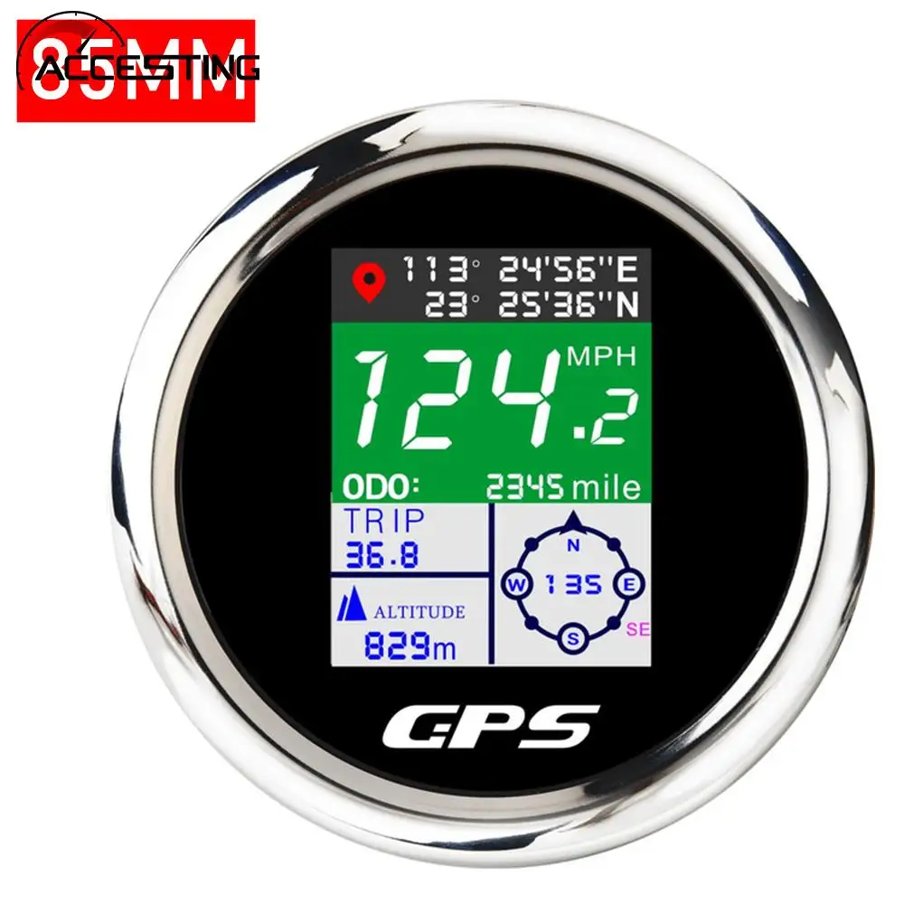 Цифровой GPS Спидометр 52 мм/85 мм с GPS-антенной, регулируемый миль/ч, GPS-антенна для мотора, лодки, автомобиля, RV, 12 В, 24 В
Цифровой GPS Спидометр 52 мм/85 мм с GPS-антенной, регулируемый миль/ч, GPS-антенна для мотора, лодки, автомобиля, RV, 12 В, 24 В