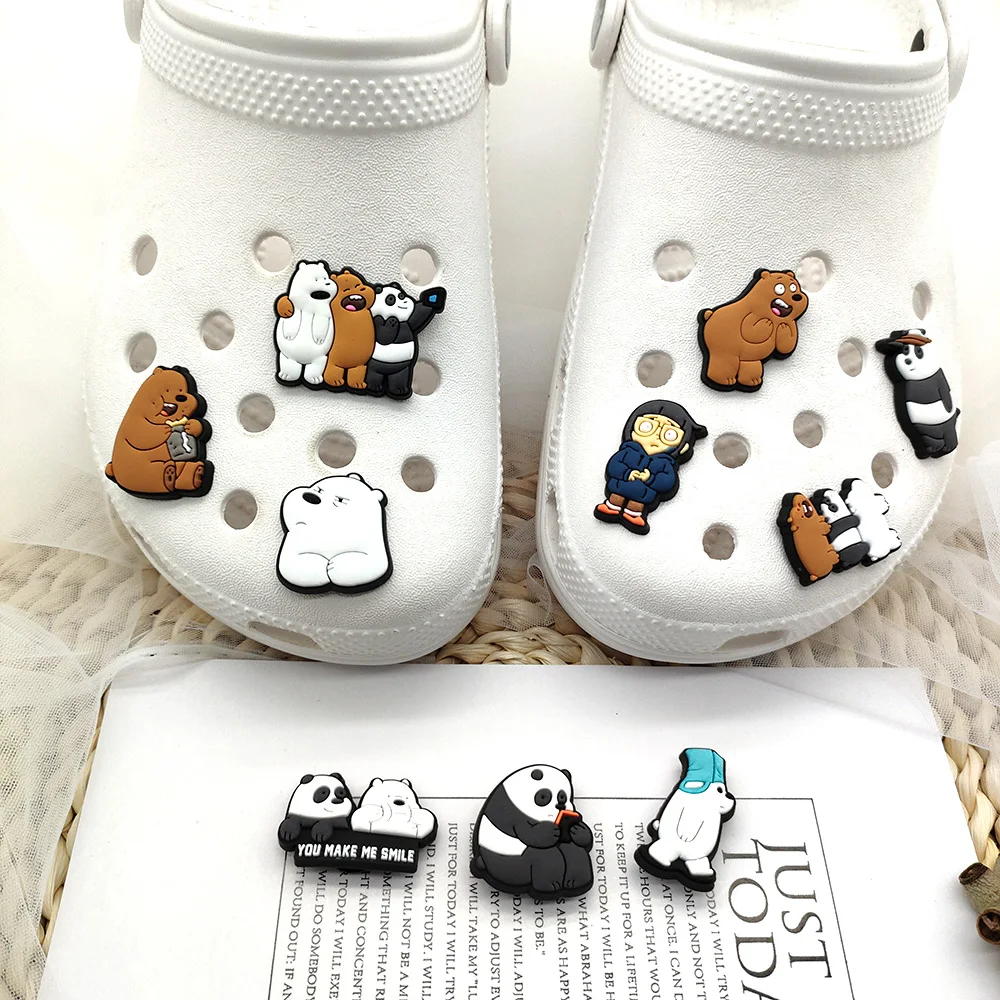 10Pcs/Set Cute Bear Croc Charms Shoe Accesories Kawaii JIBZ PVC for Croc Shoe Decorations for Kids Wholesale Bulk
10Pcs/Set Cute Bear Croc Charms Shoe Accesories Kawaii JIBZ PVC for Croc Shoe Decorations for Kids Wholesale Bulk