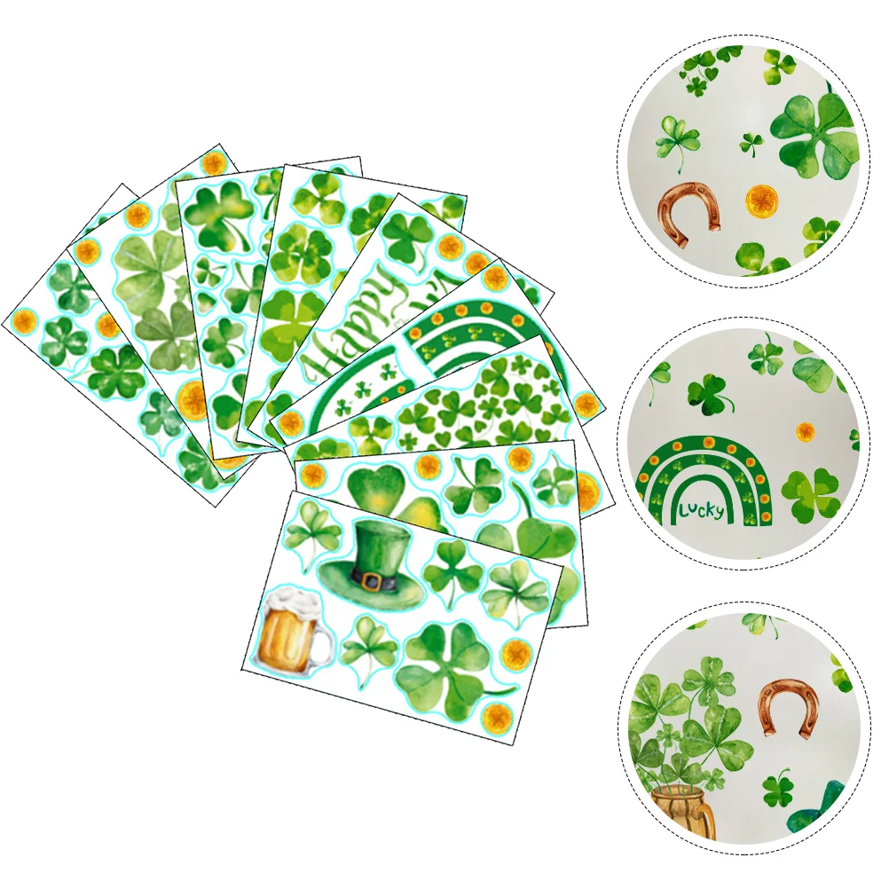 Wall Decals Day Stickers Patrick S Window Shamrock Decor Home Gnome Hat Leprechaun Dwarf Clings Cling Pvc Sofa Backdrop 
Wall Decals Day Stickers Patrick S Window Shamrock Decor Home Gnome Hat Leprechaun Dwarf Clings Cling Pvc Sofa Backdrop