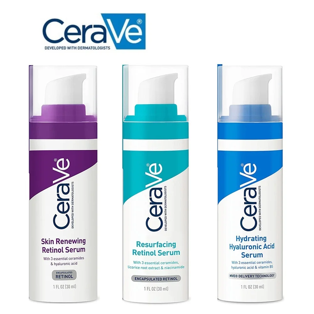 30ML CeraVe Resurfacing Retinol Serum Skin Renewing Retinol Serum Moisturizing Repairing Hydrating Hyaluronic Acid Serum New
30ML CeraVe Resurfacing Retinol Serum Skin Renewing Retinol Serum Moisturizing Repairing Hydrating Hyaluronic Acid Serum New
