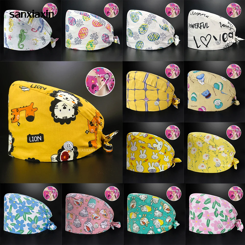 Medical Cap Cotton Hat Adjustable Cartoon Scrubs Hats Adjustable Surgicals Hat Nurse Scrub Caps Dentist Hat Nursing Accessories
Medical Cap Cotton Hat Adjustable Cartoon Scrubs Hats Adjustable Surgicals Hat Nurse Scrub Caps Dentist Hat Nursing Accessories