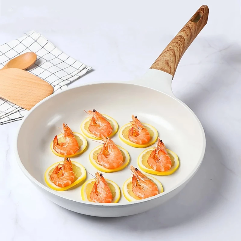 Ceramic Frying Pan Non-Stick Pans Deep Fryer Wok For Cooking Pots Round Frying Pan With Handle Kitchen Enamel Pan
Ceramic Frying Pan Non-Stick Pans Deep Fryer Wok For Cooking Pots Round Frying Pan With Handle Kitchen Enamel Pan