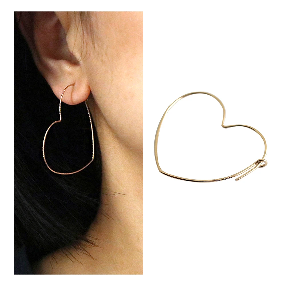 Beadsnice 14K золотые серьги в форме сердца, темпераментные серьги в Корейском стиле
Beadsnice 14K золотые серьги в форме сердца, темпераментные серьги в Корейском стиле