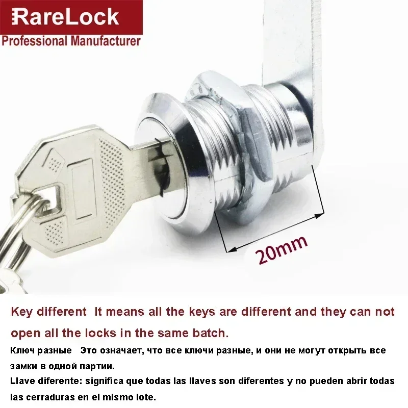 Кулачковый замок с металлическим ключом для дверного почтового ящика, ящика для инструментов, шкафчик для спортзала, мебельный ящик, фурнитура Rarelock HJ01 G1
Кулачковый замок с металлическим ключом для дверного почтового ящика, ящика для инструментов, шкафчик для спортзала, мебельный ящик, фурнитура Rarelock HJ01 G1