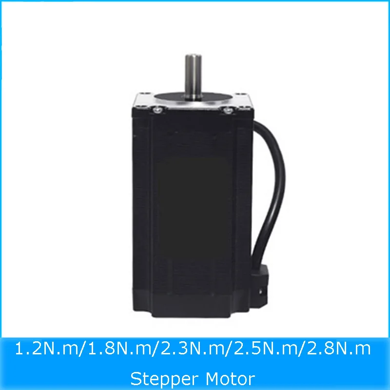 Cheap Nema23 Stepper Motor 1.2N 1.8N 2.3N 2.5N 2.8N 56mm 76mm 81mm 100mm 112mm 2Phase 6.35mm 8mm Single / Dual Shaft Engine CNC 
Cheap Nema23 Stepper Motor 1.2N 1.8N 2.3N 2.5N 2.8N 56mm 76mm 81mm 100mm 112mm 2Phase 6.35mm 8mm Single / Dual Shaft Engine CNC