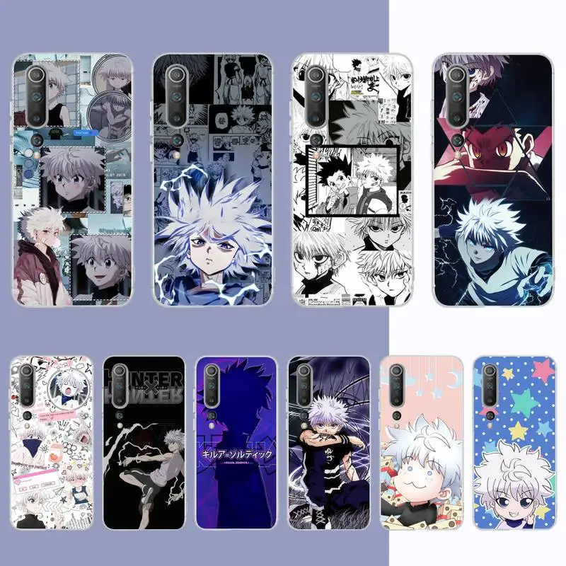 

Hunter X Hunter Killua Zoldyck Anime Phone Case for Samsung S21 A10 for Redmi Note 7 9 for Huawei P30Pro Honor 8X 10i cover