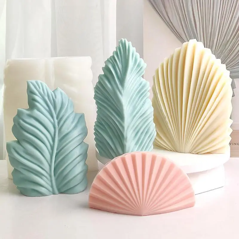Shell Candle Mold Geometric Shell Fan Candle Mold Silicone Molds For Candle Soap Making Beach Wedding Home Decoration
Shell Candle Mold Geometric Shell Fan Candle Mold Silicone Molds For Candle Soap Making Beach Wedding Home Decoration