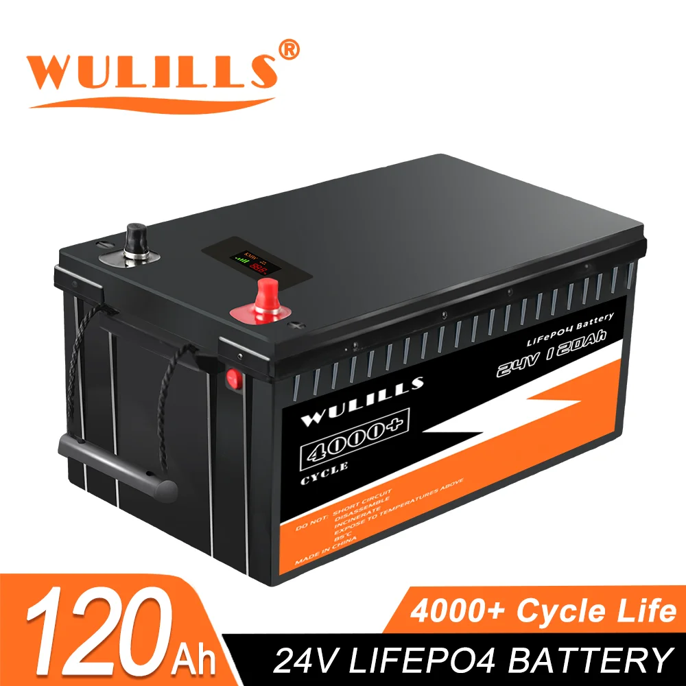 New 24V 100Ah 120Ah LiFePO4 Battery Pack 12V 24V Built-in BMS LiFePO4 Battery for Solar Power System RV House Trolling Tax Free
New 24V 100Ah 120Ah LiFePO4 Battery Pack 12V 24V Built-in BMS LiFePO4 Battery for Solar Power System RV House Trolling Tax Free