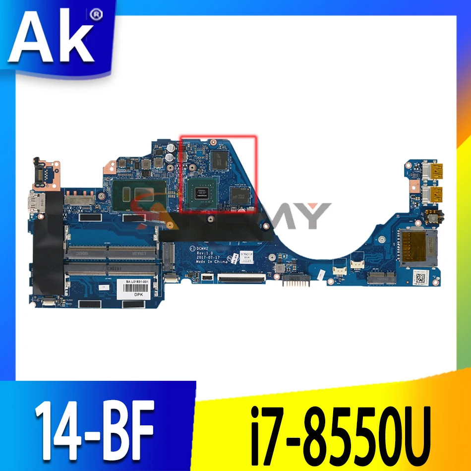 For HP PAVILION 14-BF 14-BF153SA Laptop Motherboard 940762-601 LA-F034P With i7-8550U GT940M 2G GPU DDR4 MB 100% Tested
For HP PAVILION 14-BF 14-BF153SA Laptop Motherboard 940762-601 LA-F034P With i7-8550U GT940M 2G GPU DDR4 MB 100% Tested